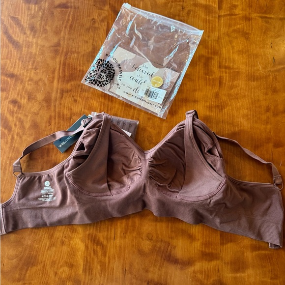 Kindred Bravely Simply Sublime Nursing Bra Size Medium M Color Redwood - Picture 3 of 5